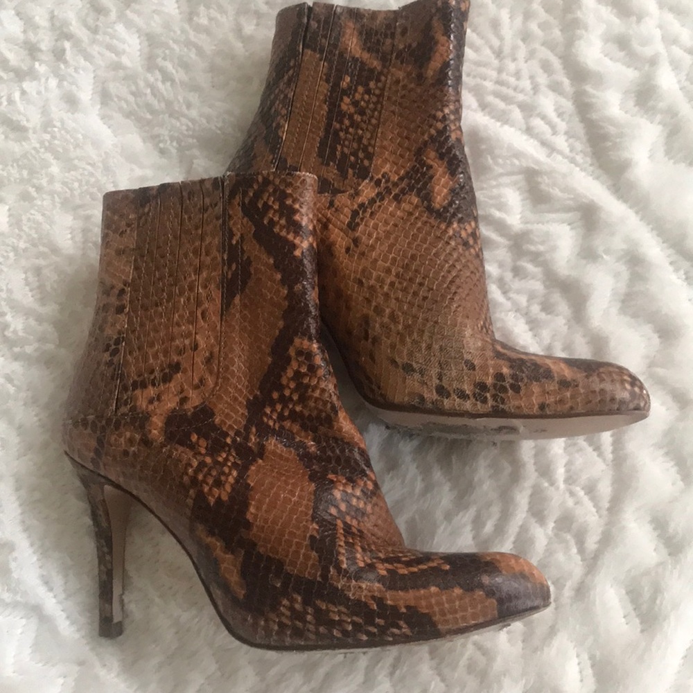 Snake patterned boots by Zara
